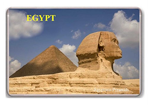 Sphinx, Ägypten, Pyramiden, Kühlschrank, Magnet. von Photosiotas