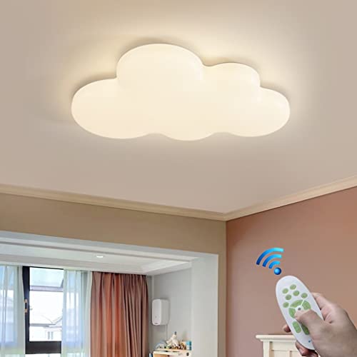 LED Deckenleuchte Modern Kinderzimmer Weiße Wolken Regenbogen Jungen Und Mädchen Deckenleuchten Einbau Baby Deckenlampe Schlafzimmer Für Cartoon Acryl Lampshade Kronleuchter Kinder Zimmer Deckenlich von Phtlampes