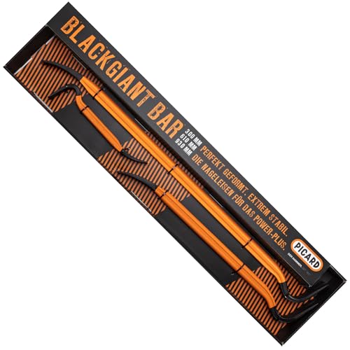 Picard Nageleisen BlackGiant® Bar Set 3-teiliges Set (30,5 cm, 61 cm, 91,4 cm) (04690-999), Doppel-T-Profil gewichtsoptimiert, extrem biegefest und robust von Picard