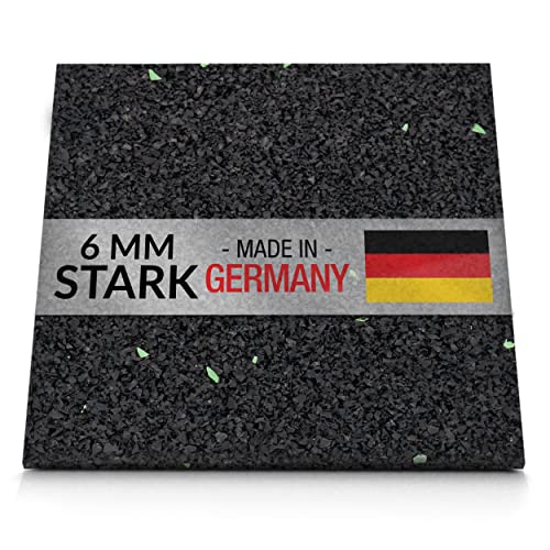 200 Stück 6 mm 90 x 90 mm Terrassenpad, Terrassenpads aus Gummi – Unterlagepads für die Unterkonstruktion ihrer Terrassen Balkon oder Gartenhütte von Pickhan Dichtungen, Stanzteile e.K.