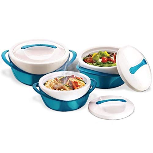 Pinnacle Thermoware, 3 Stück Set Auflaufform – große Suppen- und Salatschüssel Set – isolierte Servierschale mit Deckel – tolle Schale für Urlaub, Abendessen und Party – 2,6 qt. 1,25 qt. 0,6 qt. Pinnacle Thermoware, 3 Stück Set Auflaufform – große Suppen- und Salatschüssel Set – isolierte Servierschale mit Deckel – tolle Schale für Urlaub, Abendessen und Party – 2,6 qt. 1,25 qt. 0,6 qt. von Pinnacle Thermoware