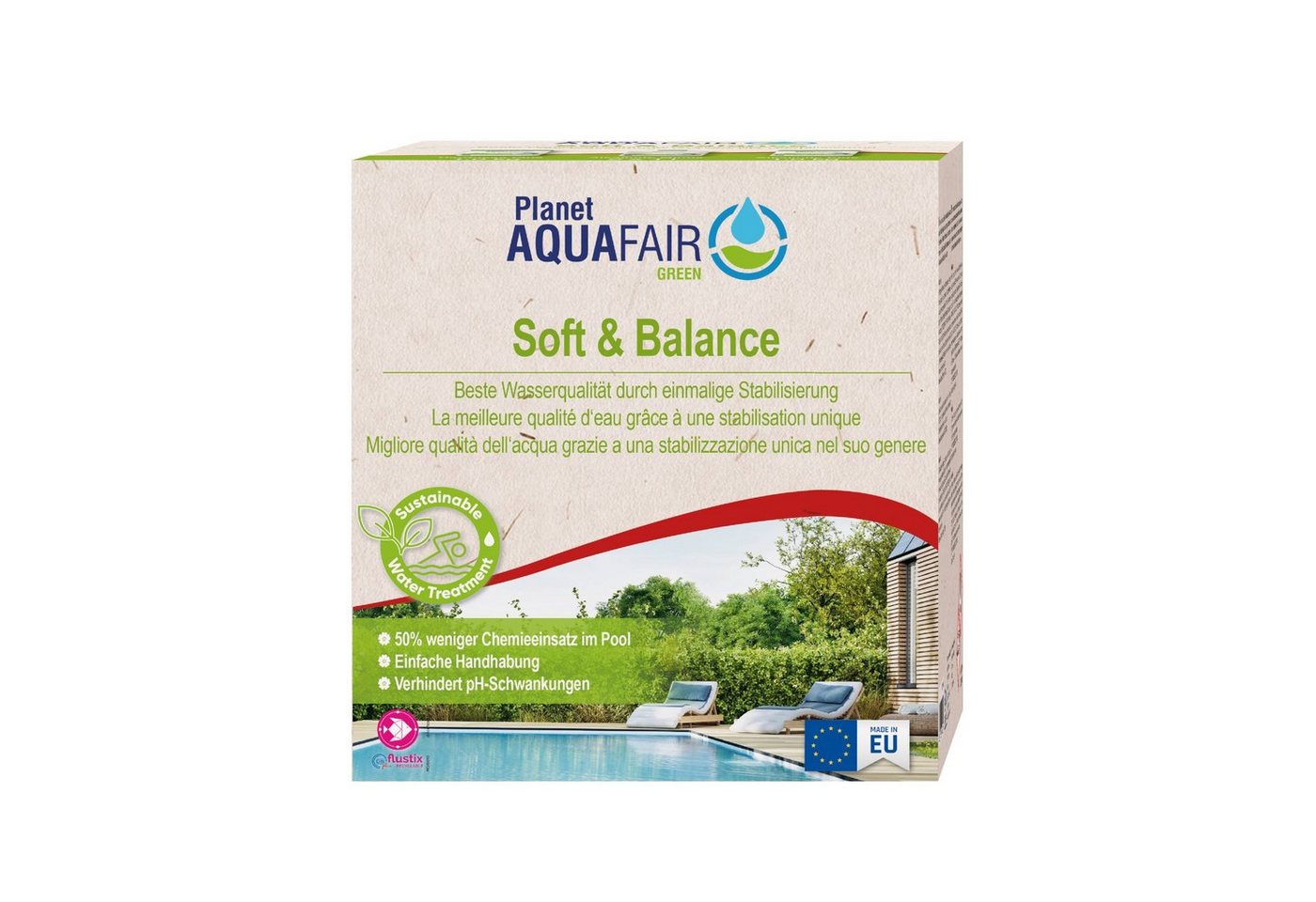 Planet Aquafair Green Poolpflege Soft & Balance Set von Planet Aquafair Green