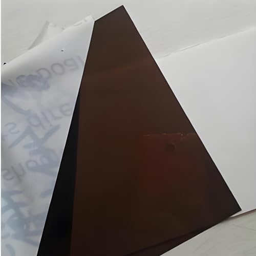 Carport-Regenschutzplatten, Polycarbonatplatten, Polycarbonat-Außen-Sonnenschutzdachplatten, Terrassen-Sonnenschutzplatten. Verfügbar, 2 Millimeter dick.(Color:Brown,Size:4 x 2 von Pllrbvshs