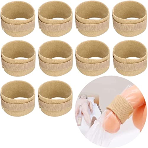 10pcs Male External Catheter Fixer Urinary Incontinence Penile Clamp Urine Bag Straps for Men Reusable Urinary Drainage Bag von PoLmEr