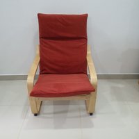 Ikea Poang Stuhl Kissenbezug - Roter Druck von PoangCovers
