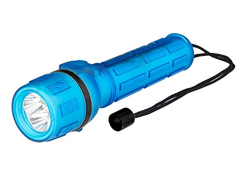 POLY POOL - PP3150 Mini-LED-Taschenlampe 18 lm - Tragbare Lampe Reichweite 30 m, ideal für Camping und Trekking - Wiederaufladbare Notlampe mit rutschfestem Griff und Handschlaufe von Poly Pool