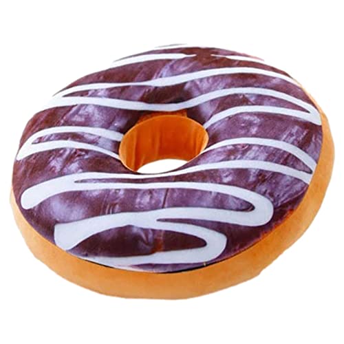 Donut Kissen für Kinder, 40cm Rund Donut Plüschkissen, Weiches Donut Plüschtier, Umarmungskissen Kinder Schlafendes Donut Kuscheltier, Dekorative Kissen für Sofa, Bett, Stuhl, Geschenke für Kinder von Pomurom