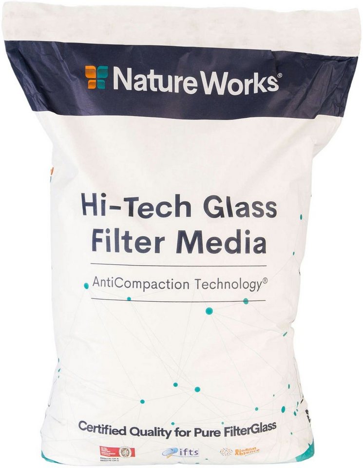 Poolomio Sandfilteranlage Hi-Tech Filterglas, in versch. Gebindegrößen von Poolomio