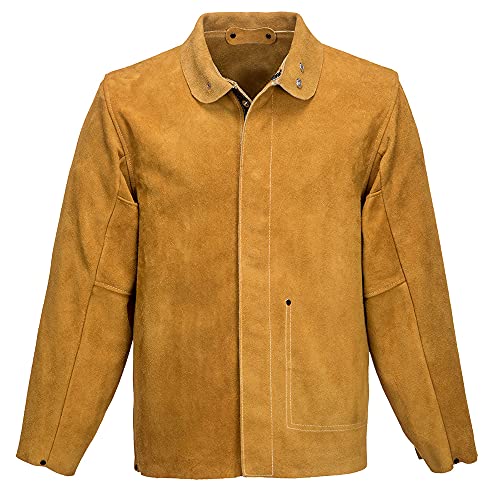 Portwest - Leather Welding Jacket - Golden Brown - 2XL, SW34TARXXL von Portwest