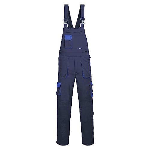 Portwest Portwest Texo Kontrast Latzhose, Größe: 4XL, Farbe: Marine, TX12NAR4XL von Portwest