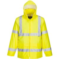 Portwest Warnschutz Regenjacke für Herren H440 Gelb 4XL - Gelb von Portwest