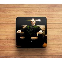 The Godfather Coaster - Pate Michael Corleone Spaß Holz Untersetzer Digitaler Ölfarbe von PosterMugsRus