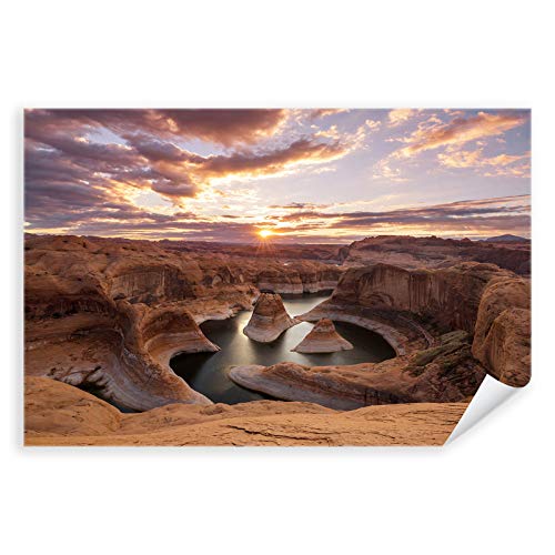 Postereck - 3376 - Grand Canyon, Natur Landschaft USA Wüste - Wandposter Fotoposter Bilder Wandbild Wandbilder - Leinwand - 100,0 cm x 75,0 cm von Postereck