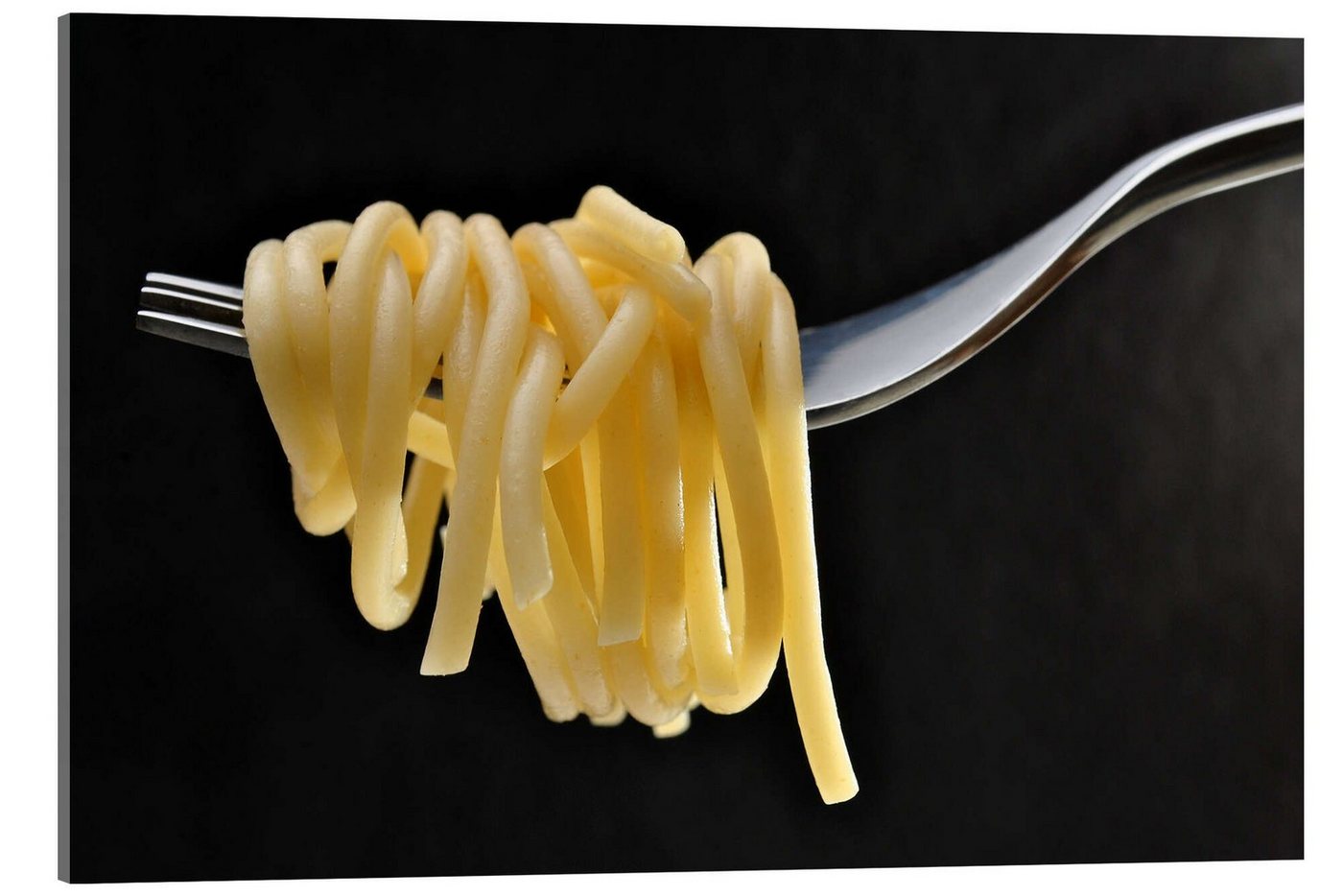 Posterlounge Acrylglasbild Editors Choice, Spaghetti auf einer Gabel, Fotografie von Posterlounge
