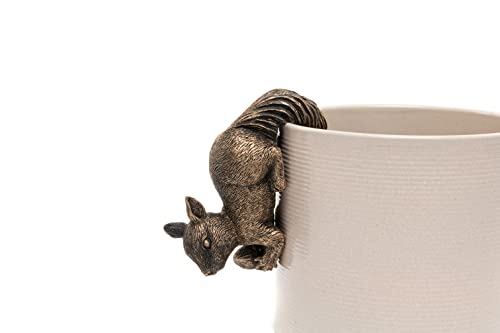 Pot Buddies Handgefertigte rote Eichhörnchen-Figur für Blumentöpfe – dekorative hängende Gartendekoration – Blumen-Pflanzgefäß Figur Pot Buddies Handgefertigte rote Eichhörnchen-Figur für Blumentöpfe – dekorative hängende Gartendekoration – Blumen-Pflanzgefäß Figur von Potty Feet
