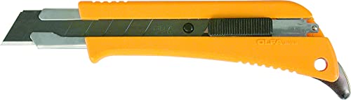 OLFA Cuttermesser Cutter Super AL 174 lose (18mm, mit Taste, mit Finne, ultrascharfe Klinge) 489614 von Hausmarke