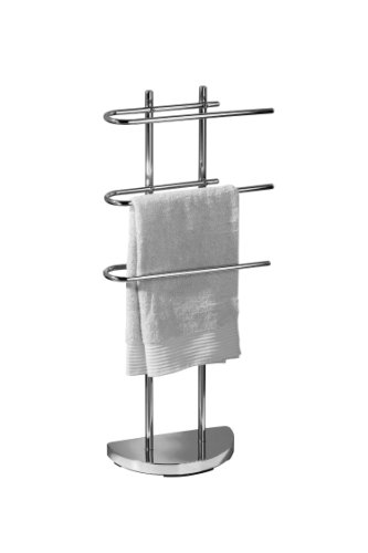 Premier Housewares 1600970 Handtuchständer, Chrom, Silver, 41 X 18 X 94CM x 3.6kg von Premier