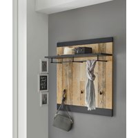 Home affaire Garderobenpaneel "SHERWOOD", in modernem Holz Dekor, mit Beschlag aus Metall, Breite 92 cm von home affaire