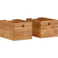 Home affaire Schubkasten "4A4", Eiche, als Schublade oder Aufbewahrungsbox verwendbar, Breite 24 cm von home affaire