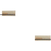 Home affaire Wandregal "Sherwood", Breite 90 cm, in modernem Holz Dekor, 28 mm starke Ablageböden von home affaire