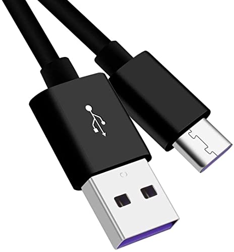 PremiumCord Schnellladekabel USB-C 2m, Superschnellladung 5A, USB Typ C Stecker auf USB A Stecker, USB 2.0, Schnelllade- und Datenkabel passend für Typ C Geräte, schwarz, 2m von PremiumCord