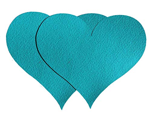 Primaflor - Ideen in Textil 2er Set Deko-Herzen Türkis Podium Hochzeits-Deko Valentinstag Deko Herz ca. 33x28cm Primaflor - Ideen in Textil 2er Set Deko-Herzen Türkis Podium Hochzeits-Deko Valentinstag Deko Herz ca. 33x28cm von Primaflor - Ideen in Textil