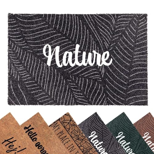 Primaflor Schmutzfangmatte Country – Nature, 40x60cm, Anthrazit, rutschfeste Türmatte randlos, Fußmatte mit Kokosmatte Optik, Sauberlaufmatte mit Bürsteneffekt Primaflor Schmutzfangmatte Country – Nature, 40x60cm, Anthrazit, rutschfeste Türmatte randlos, Fußmatte mit Kokosmatte Optik, Sauberlaufmatte mit Bürsteneffekt von Primaflor - Ideen in Textil