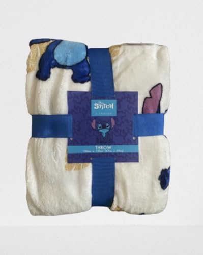 Disney Lilo & Stitch Decke aus weichem Fleece, 120 x 150 cm, Primark von Primark Limited