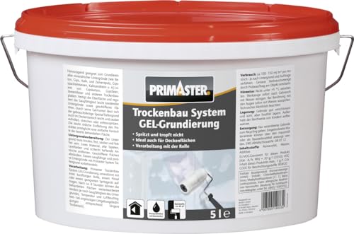 Primaster Gel-Grundierung Trockenbau System 5 l von Primaster