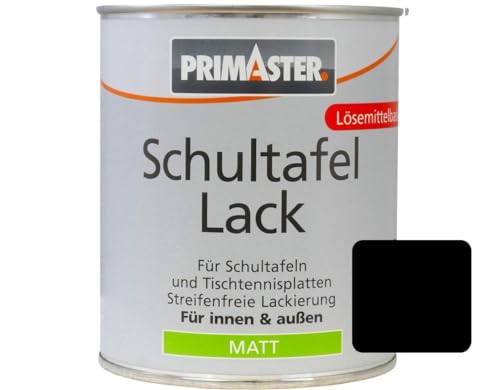 Primaster Schultafellack 750ml Tiefschwarz Matt Tafellack Tafelfarbe Schultafel von Primaster