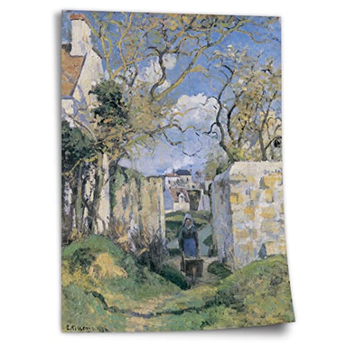 Printistico Poster Camille Pissarro - Landscape from Pontoise Kunstdruck ohne Rahmen, Wandbild - A4, A3, A2, A1, A0, XXL - Wohnzimmer, Schlafzimmer, Küche, Deko von Printistico