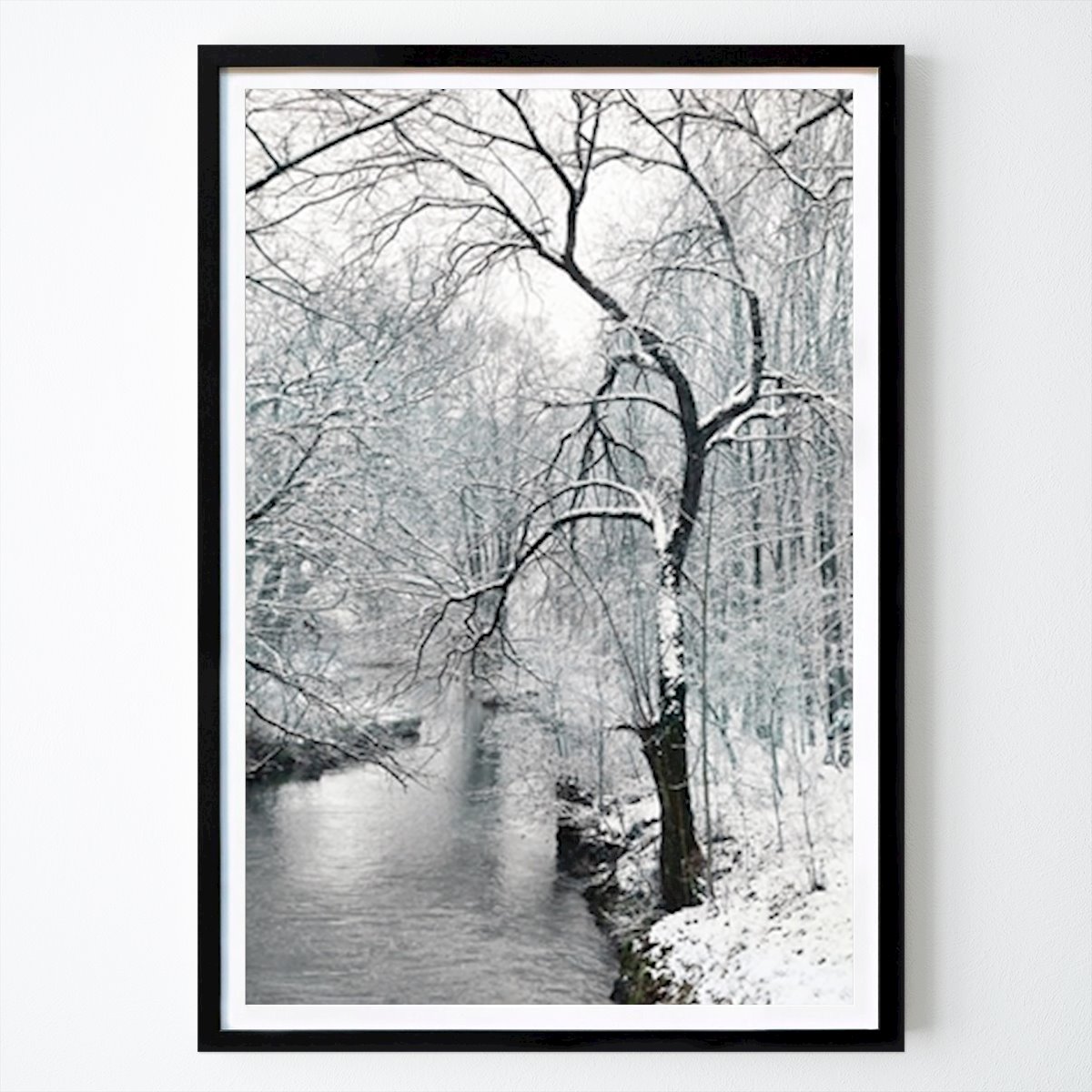 Poster: Amper im Winter von Lena Weisbek von Printler