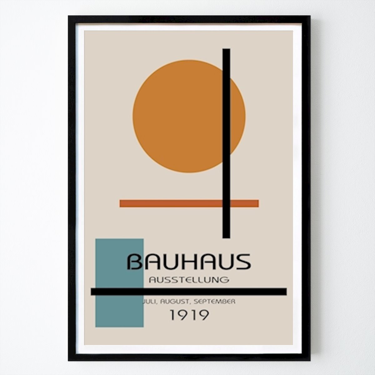 Poster: Bauhaus Ausstellung Poster von William Gustafsson von Printler
