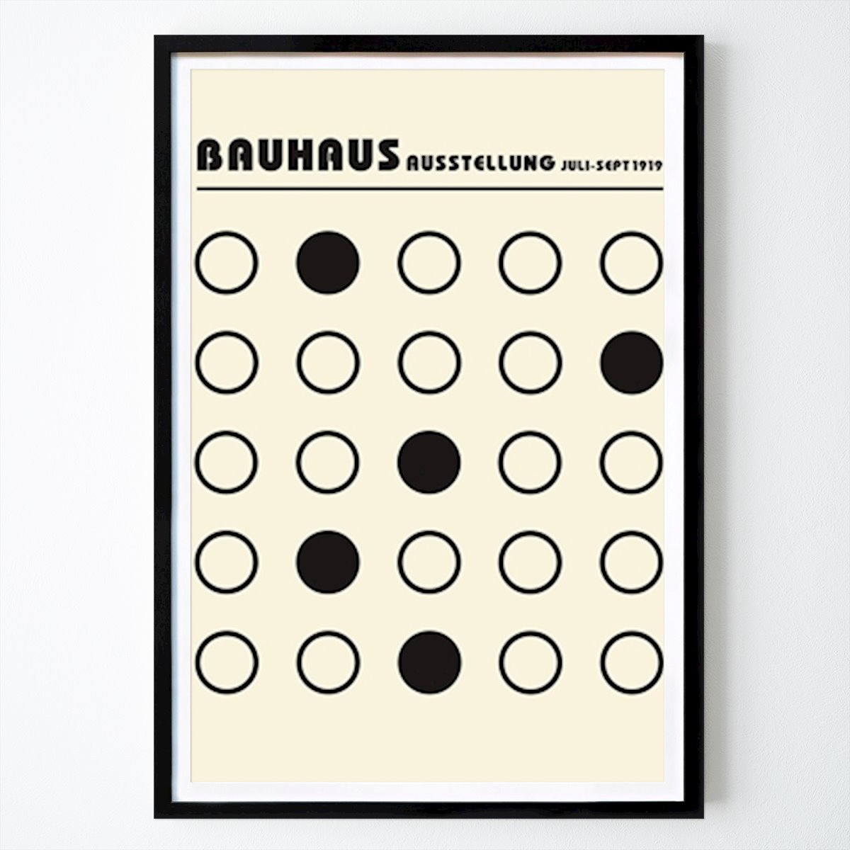 Poster: Bauhaus Ausstellung Poster von William Gustafsson von Printler
