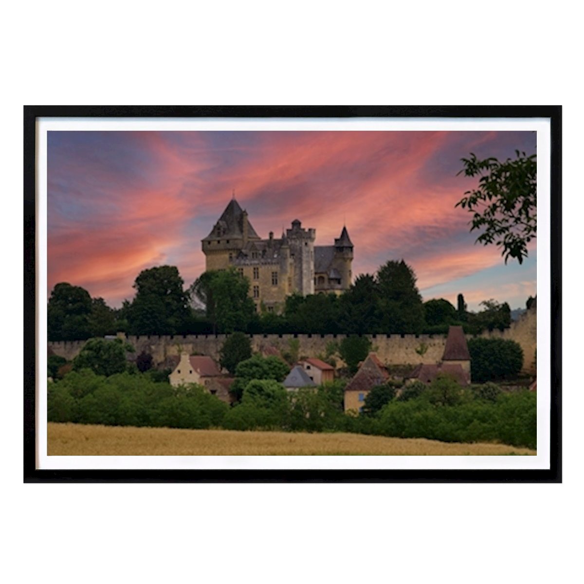 Poster: Burgen und Schlösser in Frankreich von Åse Ording Reinisch/DMA Photographic von Printler