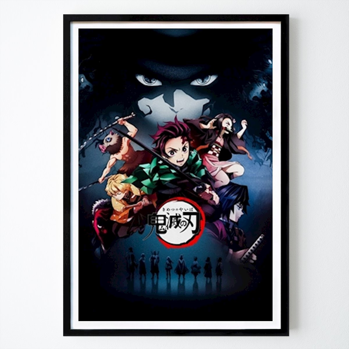 Poster: Demon slayer poster von Hachico von Printler