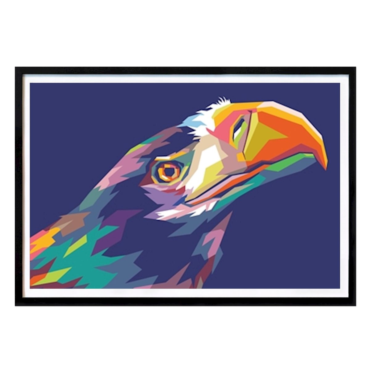 Poster: Eagle Popart Illustration von Rizky Dwi von Printler