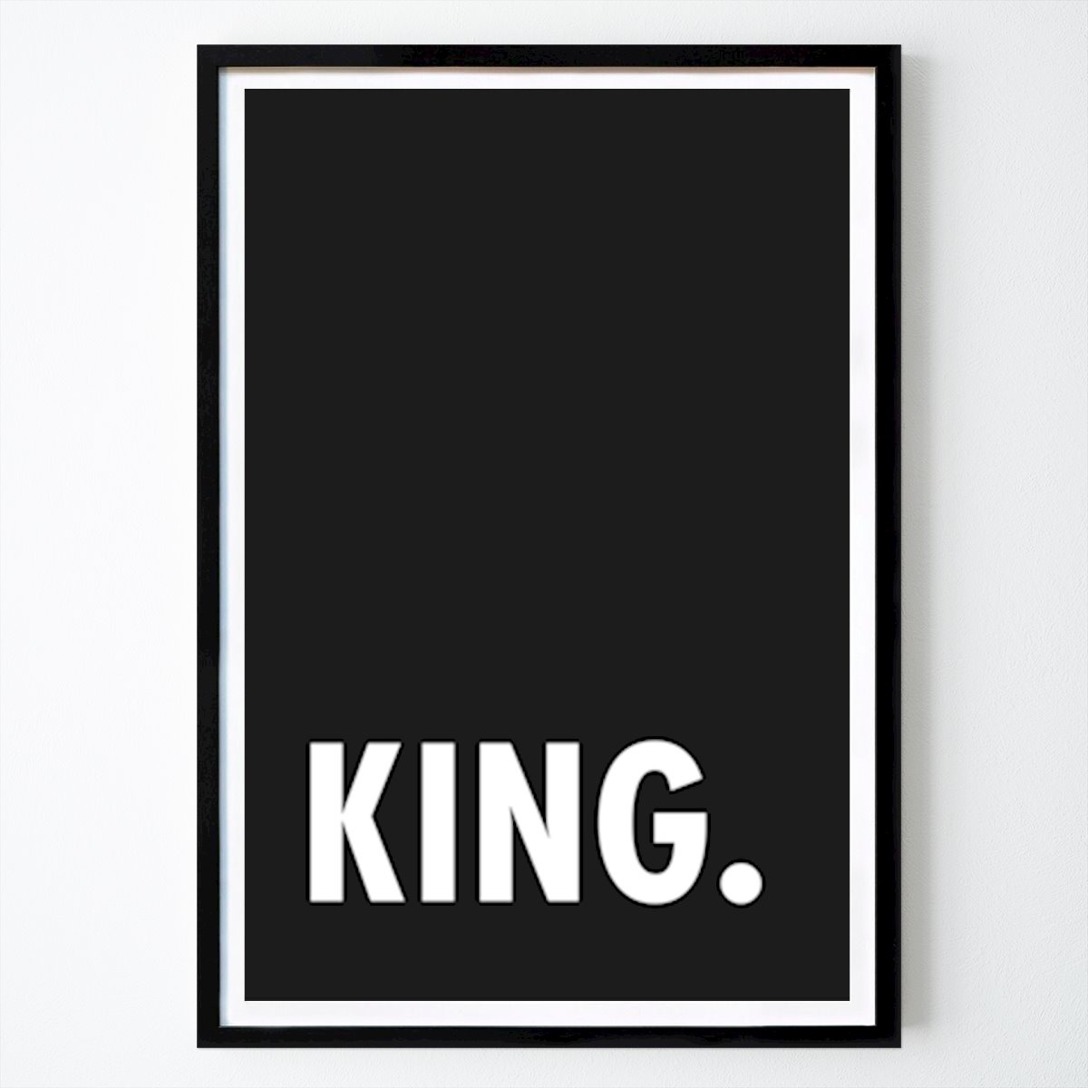 Poster: King-Poster von William Gustafsson von Printler