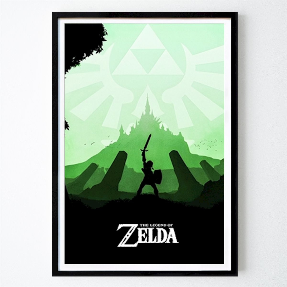 Poster: Link Zelda Minimalistisches Poster von perry erin von Printler