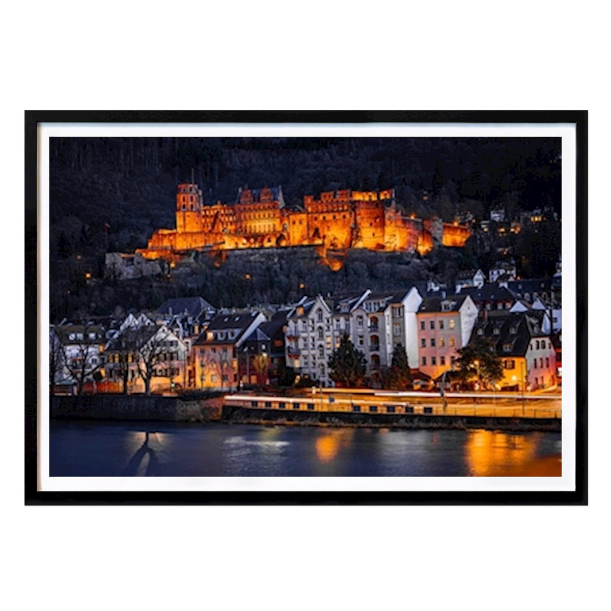 Poster: Schloss Heidelberg von Lukas Nößler von Printler