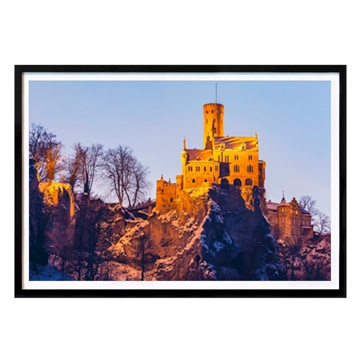Poster: Schloss Lichtenstein von Dieterich Fotografie von Printler