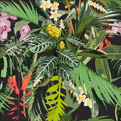 Pro-Art Glasbild Jungle Foliage, 50x50 cm von Pro-Art