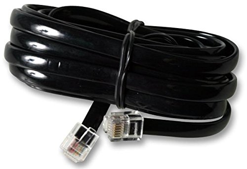 Pro Signal 31031BR Modemkabel, RJ12-Stecker auf Stecker, 3 m, Schwarz von PROSIGNAL