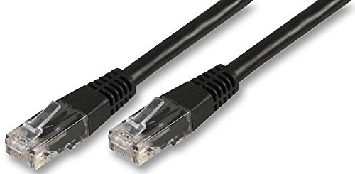 Pro Signal Cat6 RJ45 Ethernet-Patchkabel, 15 m, Schwarz von PROSIGNAL