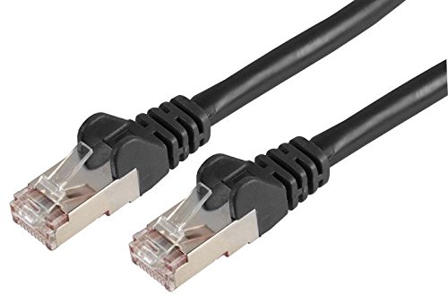 Pro Signal Cat6a LSOH RJ45 Ethernet-Patchkabel, 10 m, Schwarz von PROSIGNAL