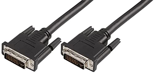 Pro Signal PSG00971 DVI-I Stecker auf Stecker, 2 m, Schwarz von PROSIGNAL