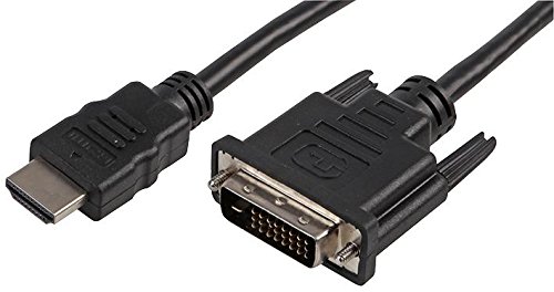 Pro Signal PSG01044 HDMI-Stecker auf DVI-D-Stecker, 2 m, Schwarz von PROSIGNAL