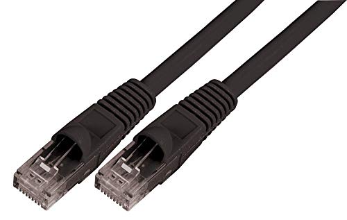 Pro Signal PSG91508 Cat6 UTP LSOH Ethernet-Patchkabel, Knickschutz, 0,2 m, Schwarz von PROSIGNAL