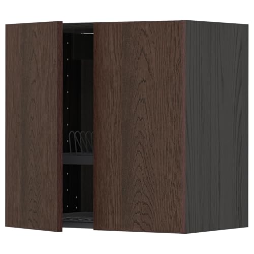 ProTuning METOD Hängeschrank mit Abtropfgestell/2 Türen, Schwarz/Sinarp Braun, 60x60 cm ProTuning METOD Hängeschrank mit Abtropfgestell/2 Türen, Schwarz/Sinarp Braun, 60x60 cm von ProTuning