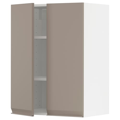 ProTuning METOD Hängeschrank mit Regalen/2 Türen, Weiß/Upplöv matt dunkelbeige, 60x80 cm ProTuning METOD Hängeschrank mit Regalen/2 Türen, Weiß/Upplöv matt dunkelbeige, 60x80 cm von ProTuning